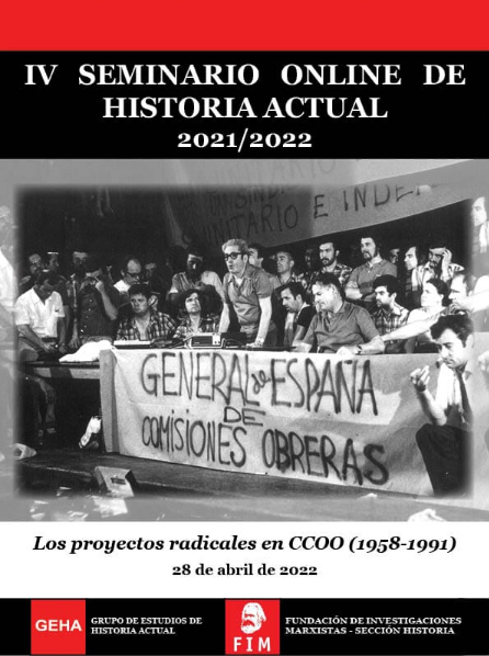 IV SEMINARIO ONLINE DE HISTORIA ACTUAL 2021/2022